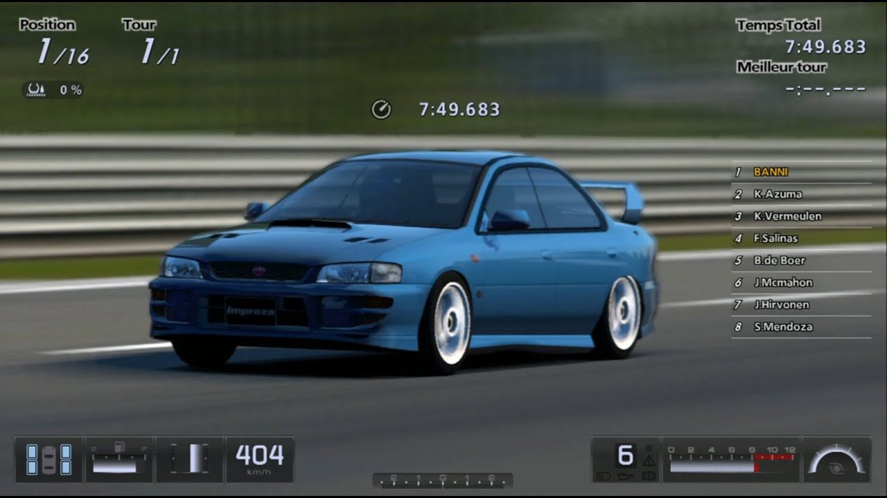 Gran Turismo 5 - Subaru IMPREZA Sedan WRX STi Version VI '99 (HYBRiD) PS3 Gameplay