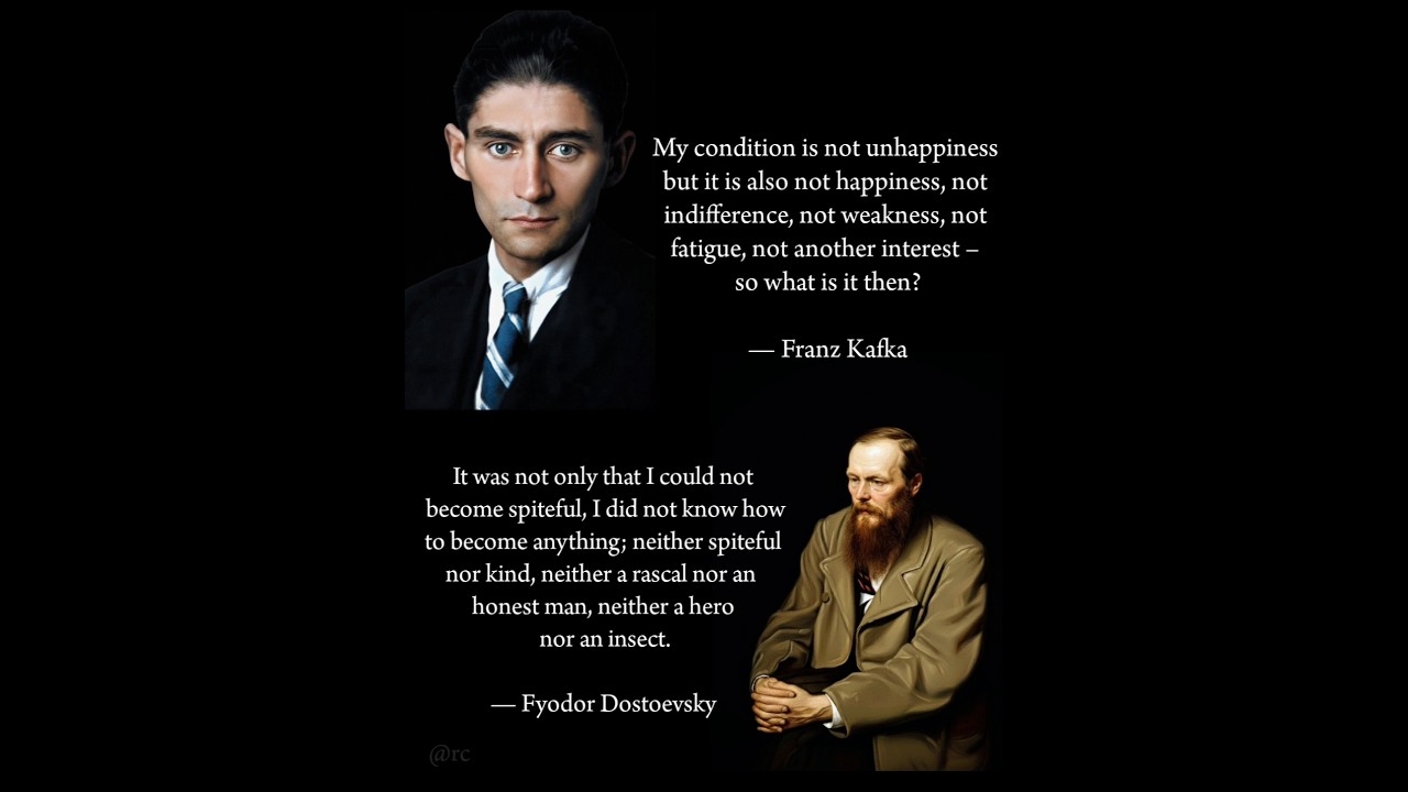 Kafka vs. Dostoevsky on Feeling Stuck… 