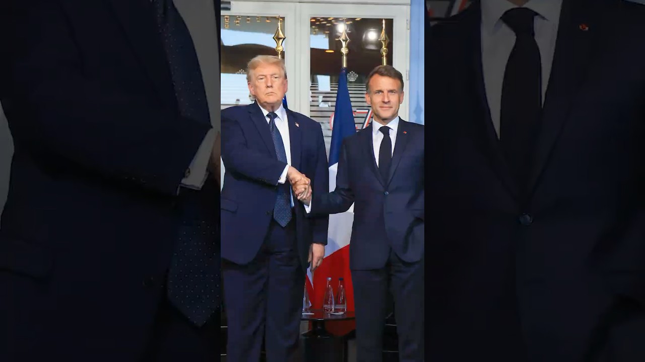 Trump, Macron Meet on Sidelines of G7 in France