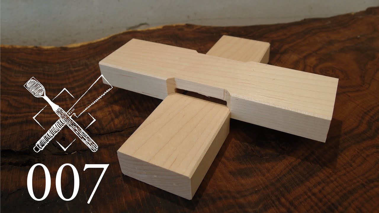 Joint Venture Ep. 7: Cross lap with mitered abutments (Western / Japanese Joinery)