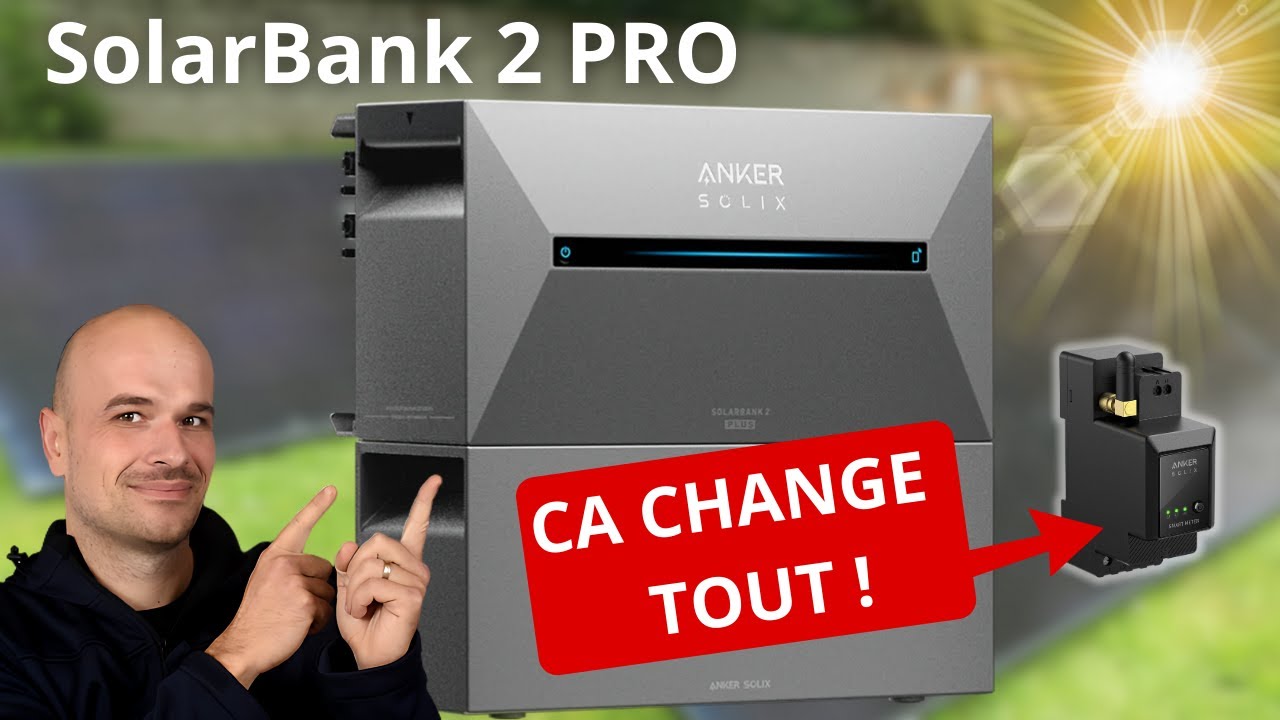 Avec ce Kit Solaire , Aucun WATT de perdu  (Anker  SOLIX  Solarbank  2  E1600  Pro)