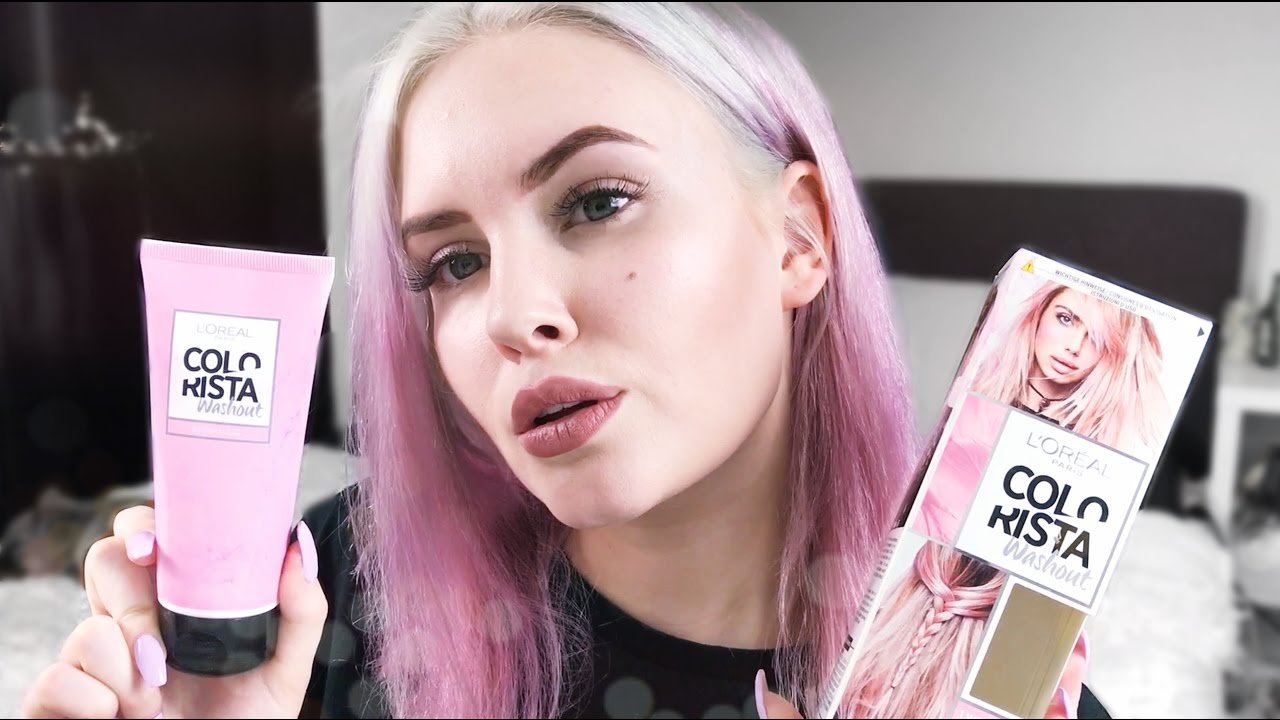 Ich färbe meine Haare ROSA 😳🙈 | Colorista Washout | Sarah Foxx