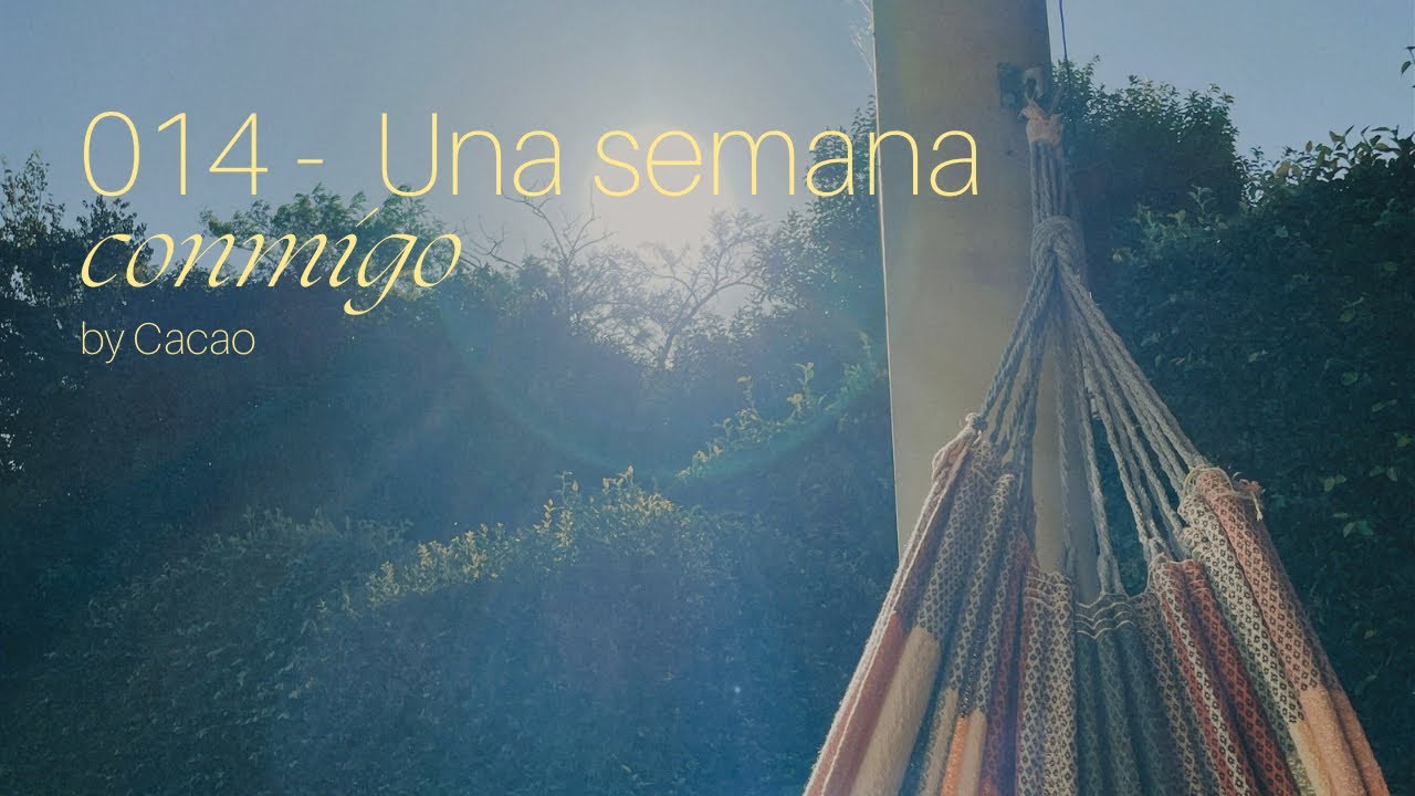 014 - Una semana conmigo | un vlog casero