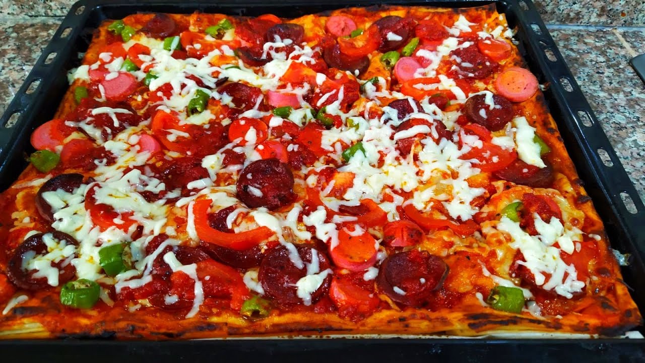 Hazır Yufkadan PİZZA Tarifi Nasıl Yapılır - Olur mu Demeyin Yaptık Oldu 👍