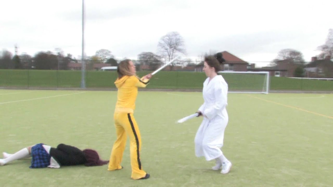 Kill Bill Parts 1 & 2, in One Minute, in One Take (and titles)