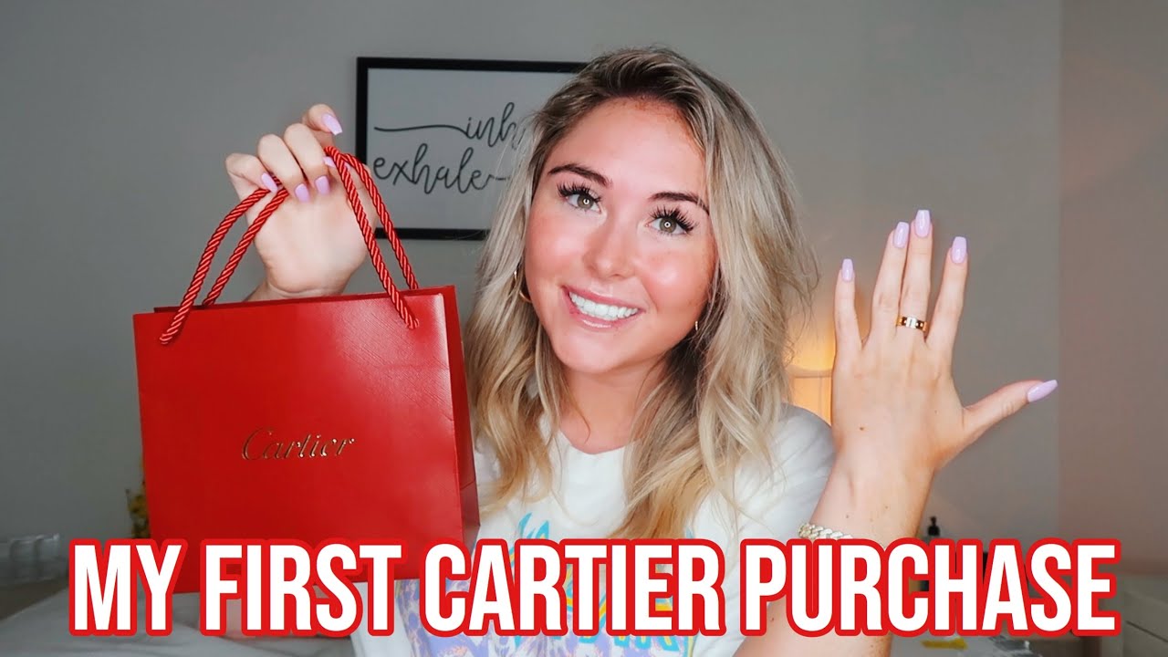 CARTIER LOVE RING UNBOXING + SIZING TIPS!