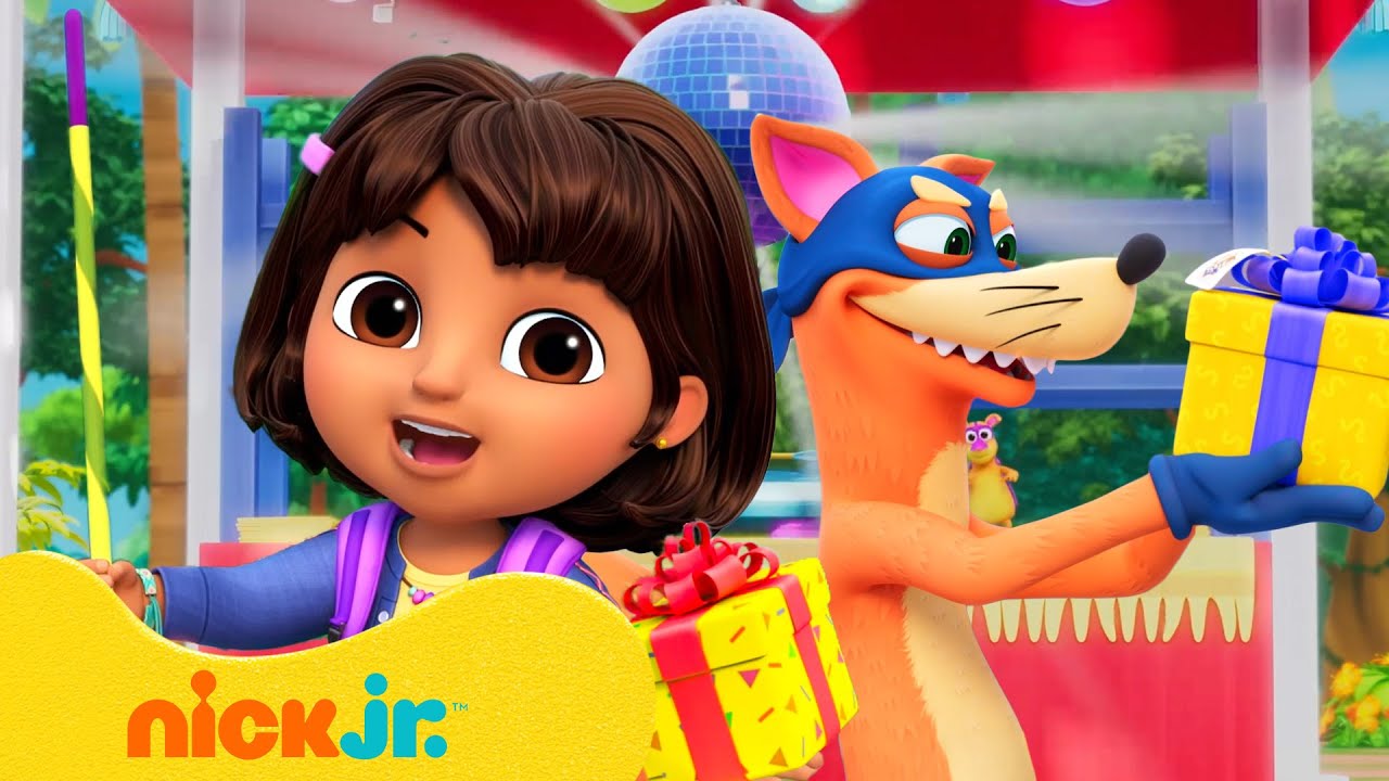Dora | 🎉 Urodziny i zabawy z Dorą! w/ Lisek 🥳 50 minut | Nick Jr. Polska