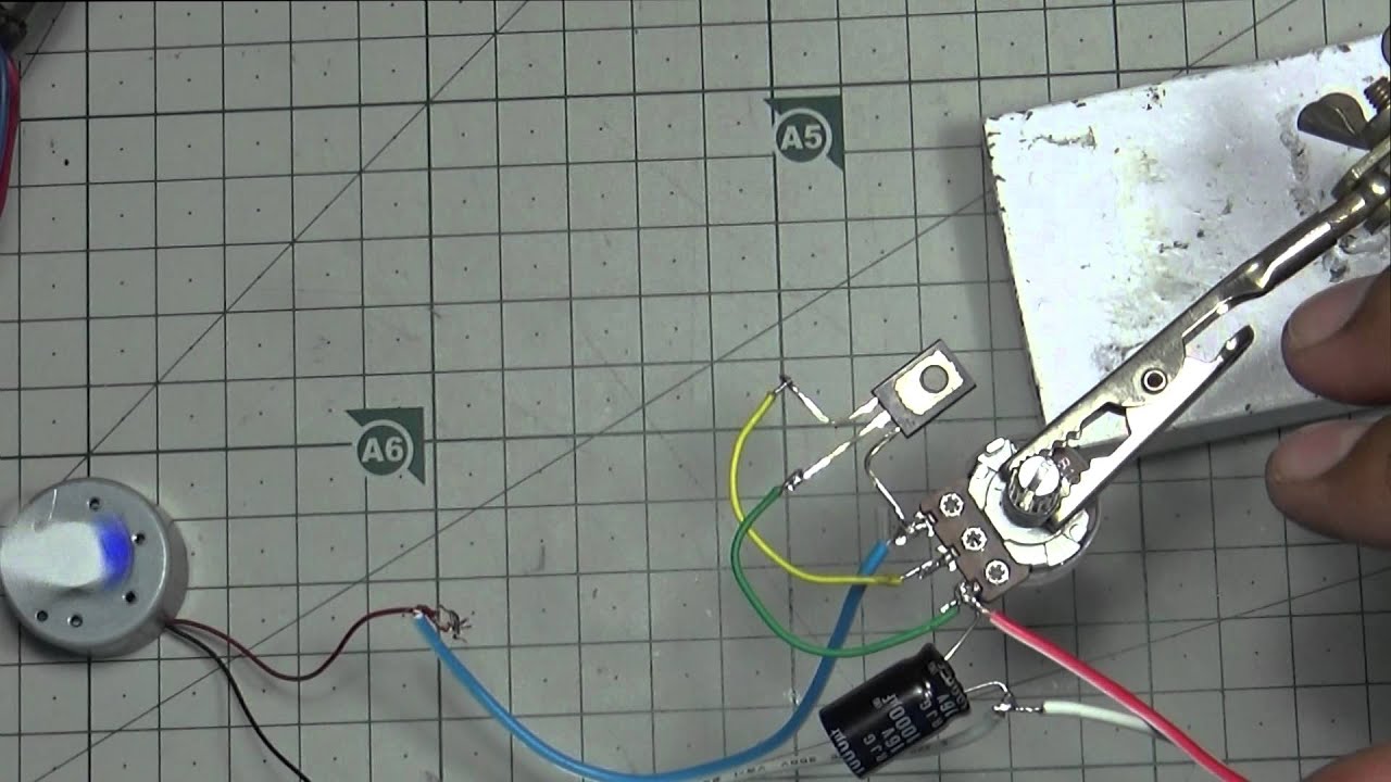 วงจร ควบคุมความเร็วมอเตอร์ อย่างง่าย BY teg [HD]