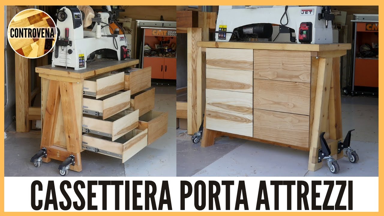CASSETTIERA PORTA ATTREZZI ad ESTRAZIONE TOTALE | Falegnameria, fai da te e lavorazione del legno