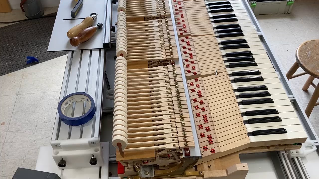 Pre voicing grand hammers