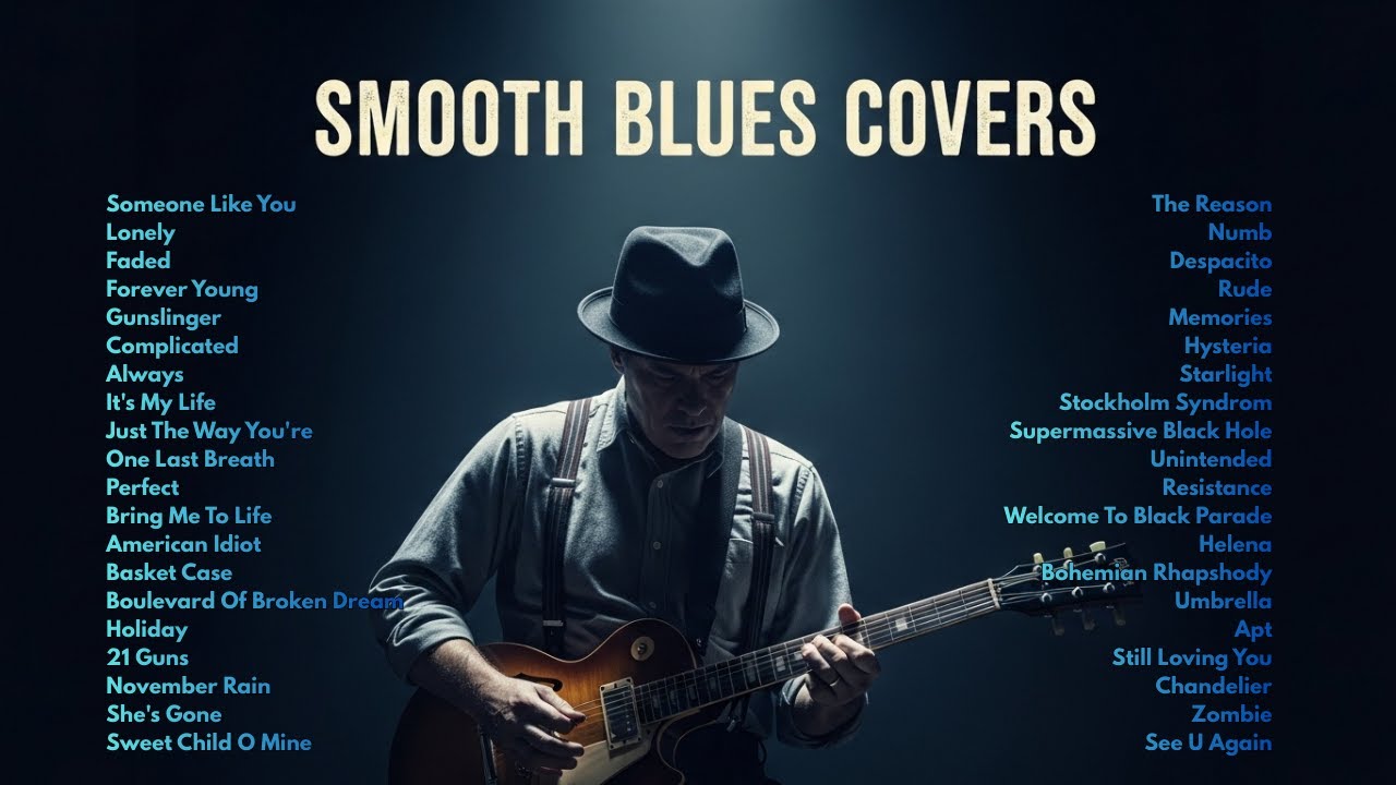 Smooth Blues Covers for Relaxing Nights – Blues Music