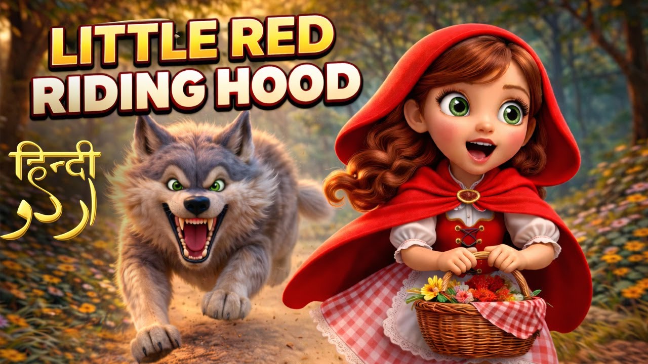 Little Red Riding Hood | Magical Fairy Tale in Hindi & Urdu #hindifairytale #urdufairytales