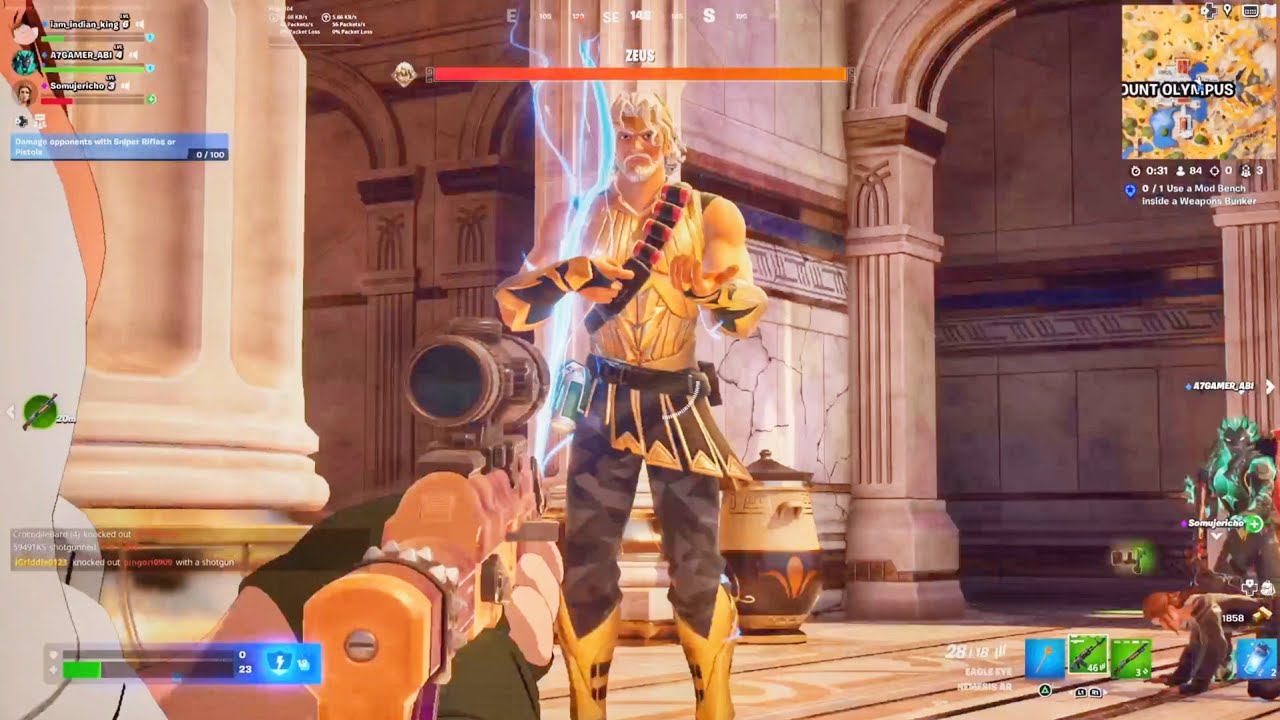 Fortnite C5S2 | Zeus BOSS Fight Gameplay