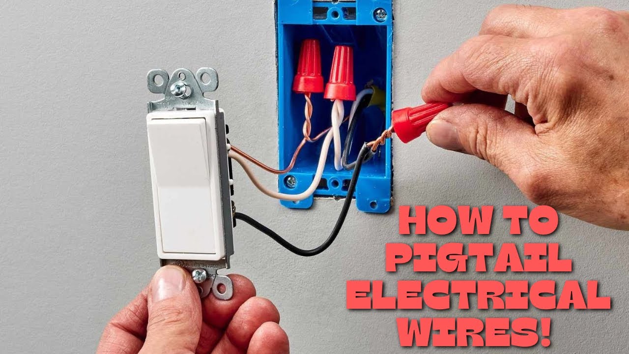 DIY Electrician | Episode 2 : How to pigtail electrical wires/twist electrical wires