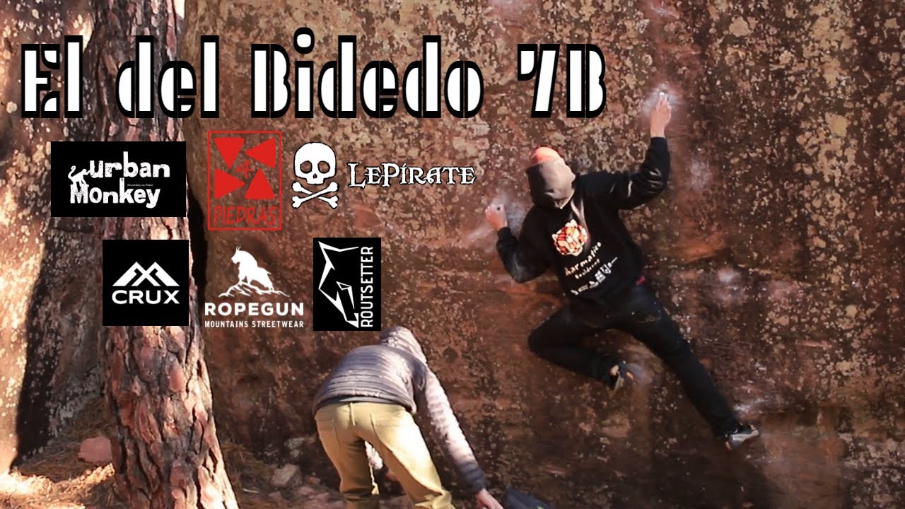 El del Bidedo 7B | Albarracín Boulder | Sector Tierra Media
