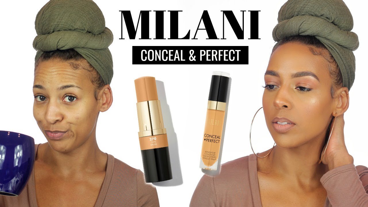 MILANI CONCEAL + PERFECT STICK FOUNDATION & LONGWEAR CONCEALER