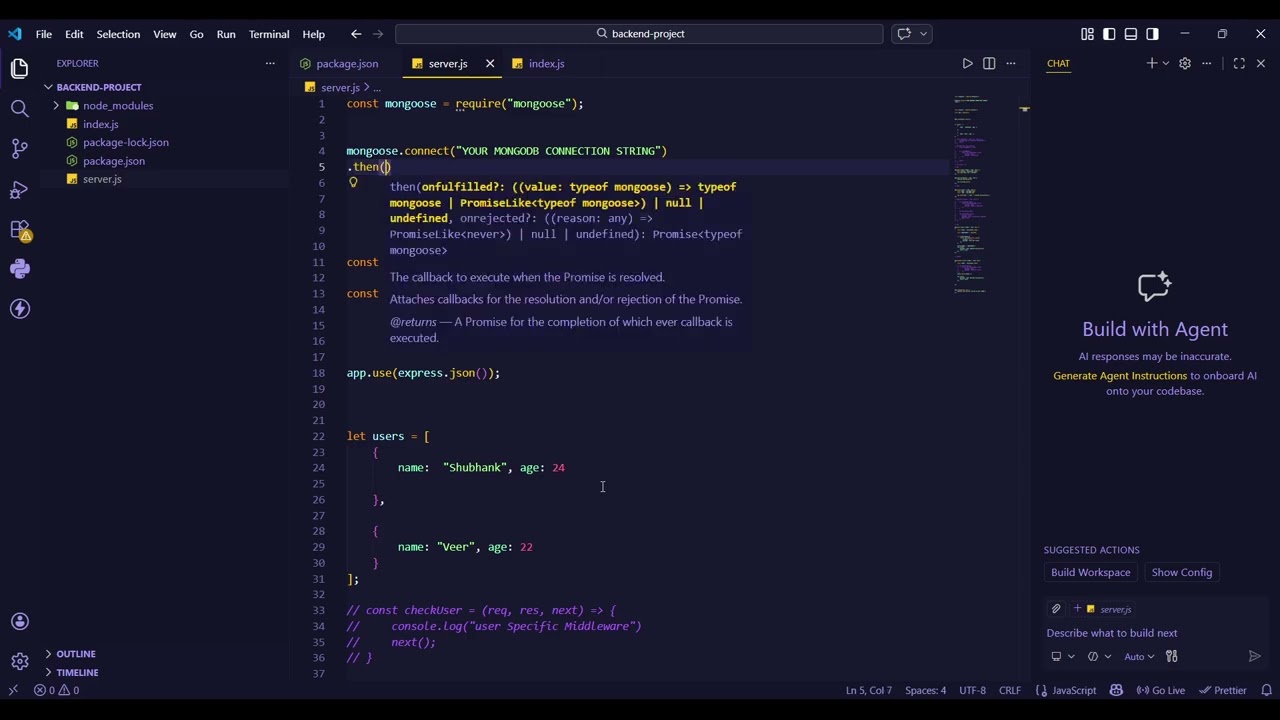 MongoDB Atlas Connect in Node.js 🚀 | Real Backend Database Setup | Episode 13
