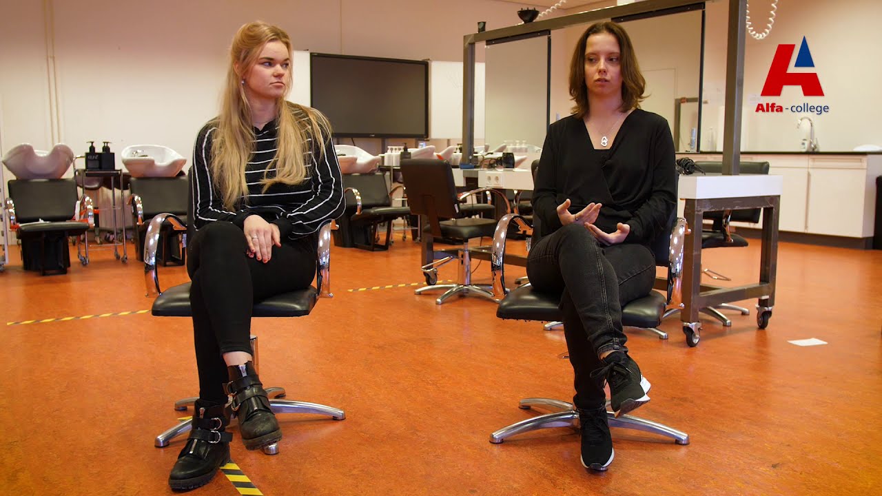 De kappersopleiding verduurzaamt, studenten Celine en Sarah vertellen je hoe!