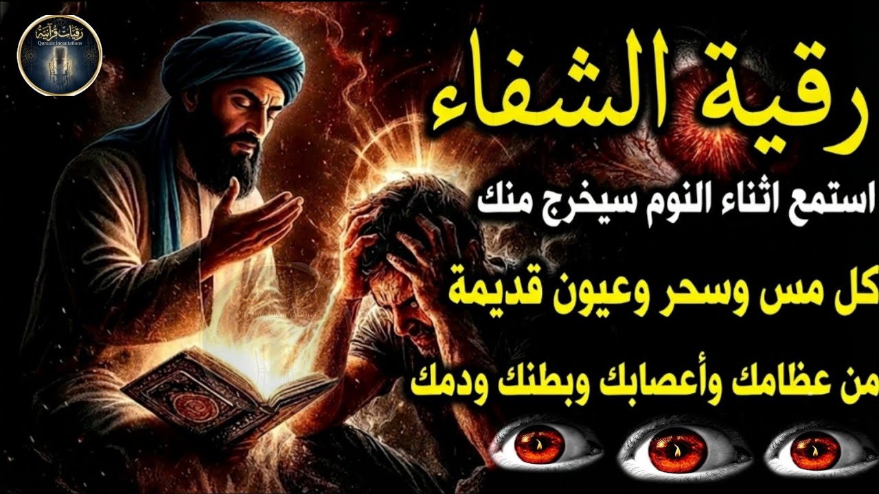✨ رقية الشفاء ✨ استمع اثناء النوم سيخرج منك كل مس وسحر وعيون قديمة من عظامك وأعصابك وبطنك ودمك