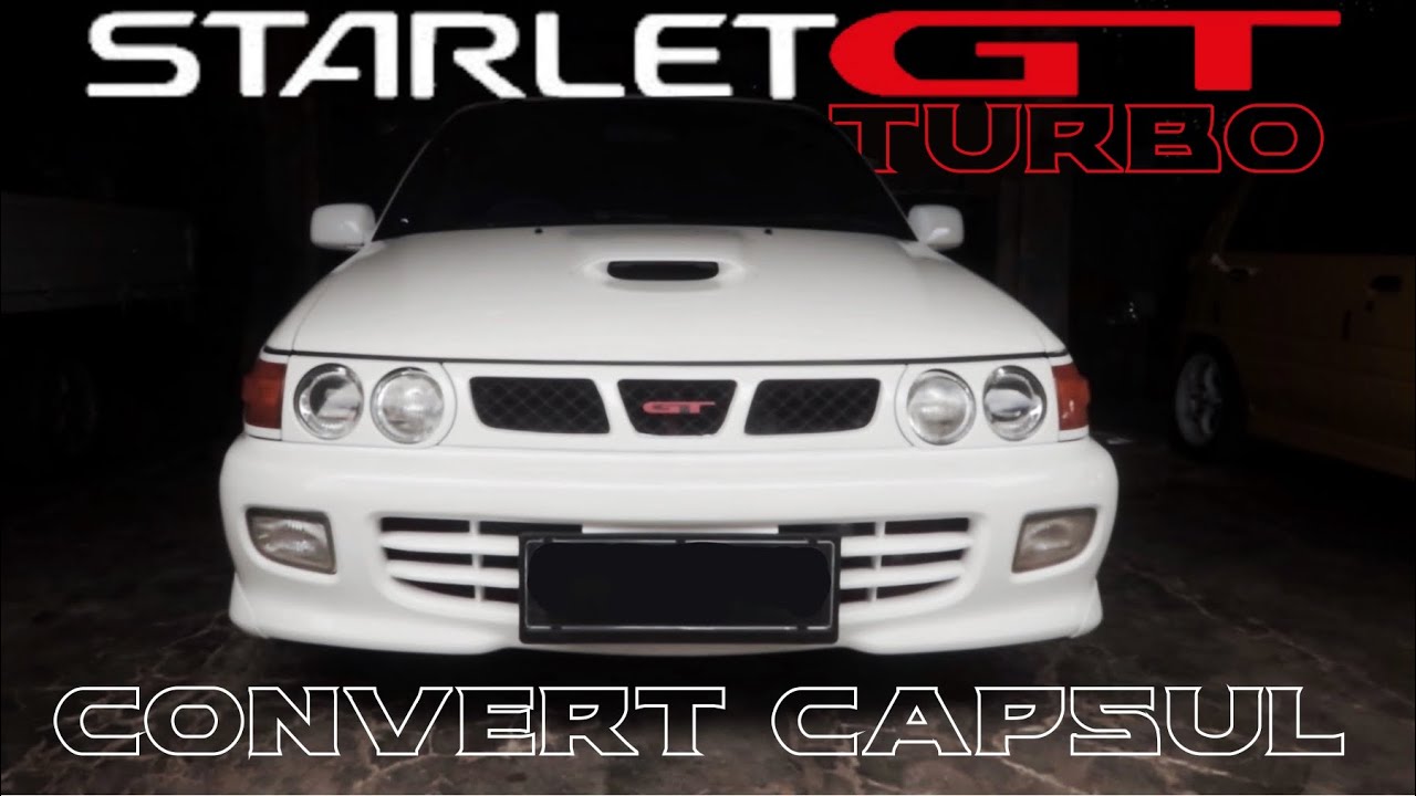 TOYOTA STARLET CAPSULE 1996 CONVERT KE GT TURBO 2 PINTU!