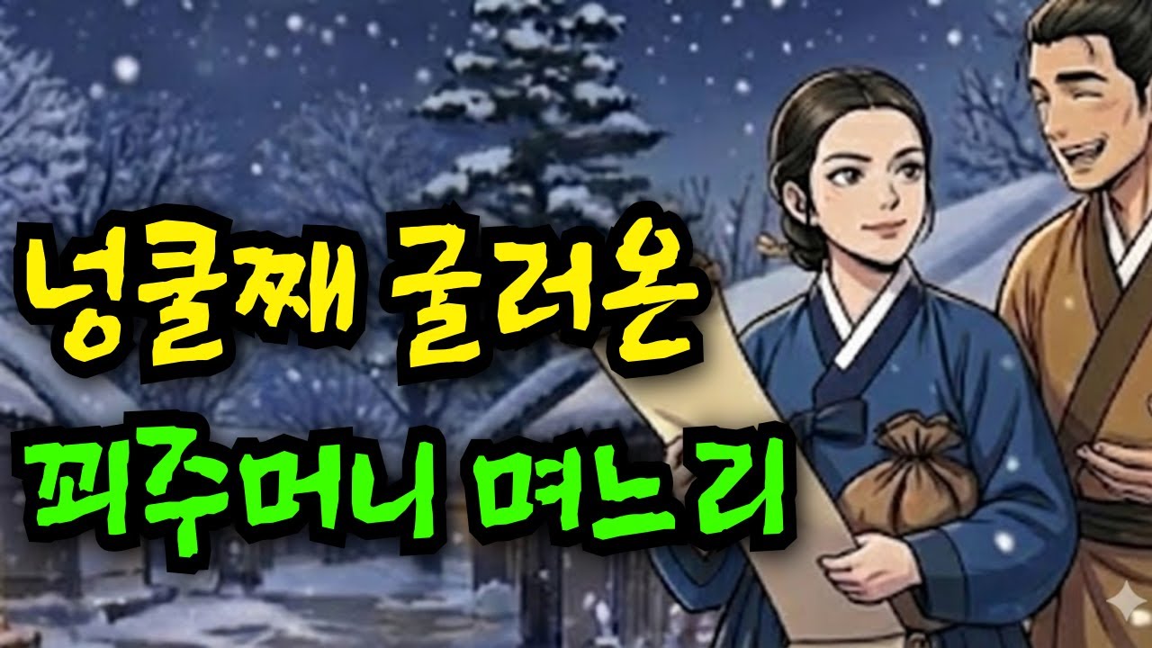 넝쿨째 굴러온 꾀주머니 천재 며느리 야담·민담·전설·옛날이야기·야사·조선이야기·설화·오디오북·잘때듣는이야기