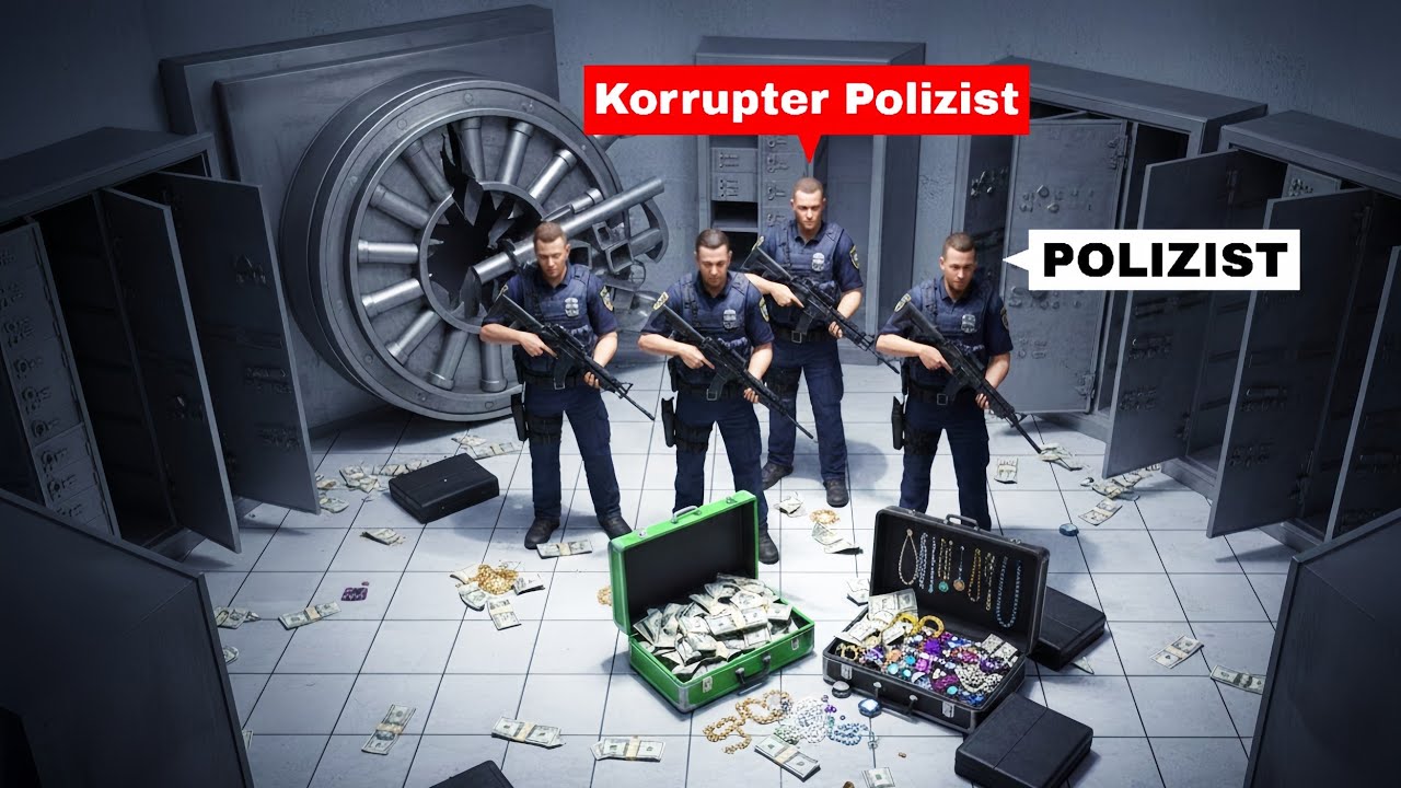 Polizisten rauben eine Bank aus