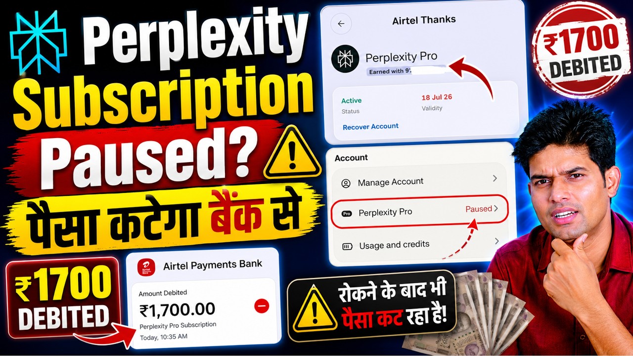 Perplexity subscription cancel | perplexity pro paused problem