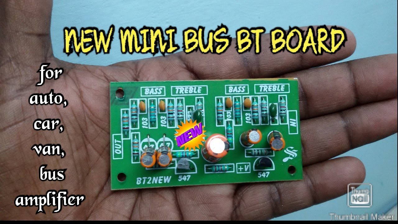 MINI BUS BASS TREBLE BOARD REVIEW IN TAMIL