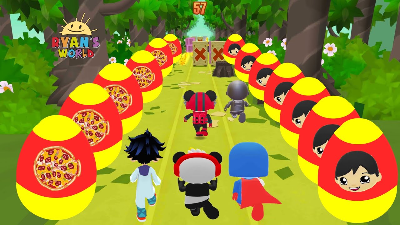 Tag with Ryan - Robo Ryan vs Combo Panda vs Hero combo vs Daredevil Ryan vs Leo Woods !