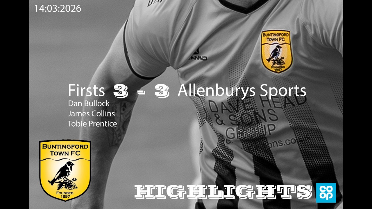 260314 Buntingford Town Firsts v Allenburys Sports