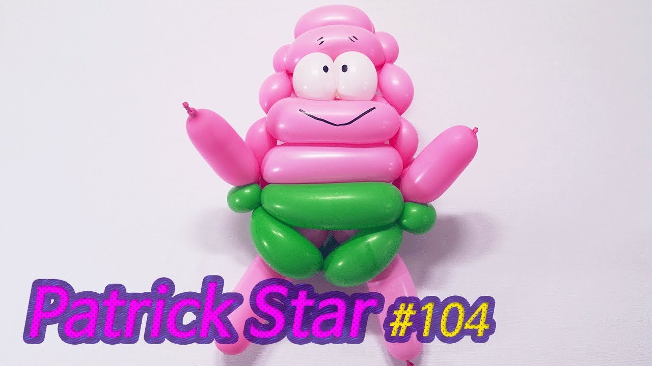풍선아트 뚱이(스폰지밥) #104 요술풍선 / Patrick Star(Spongebob) - Balloon Art #104