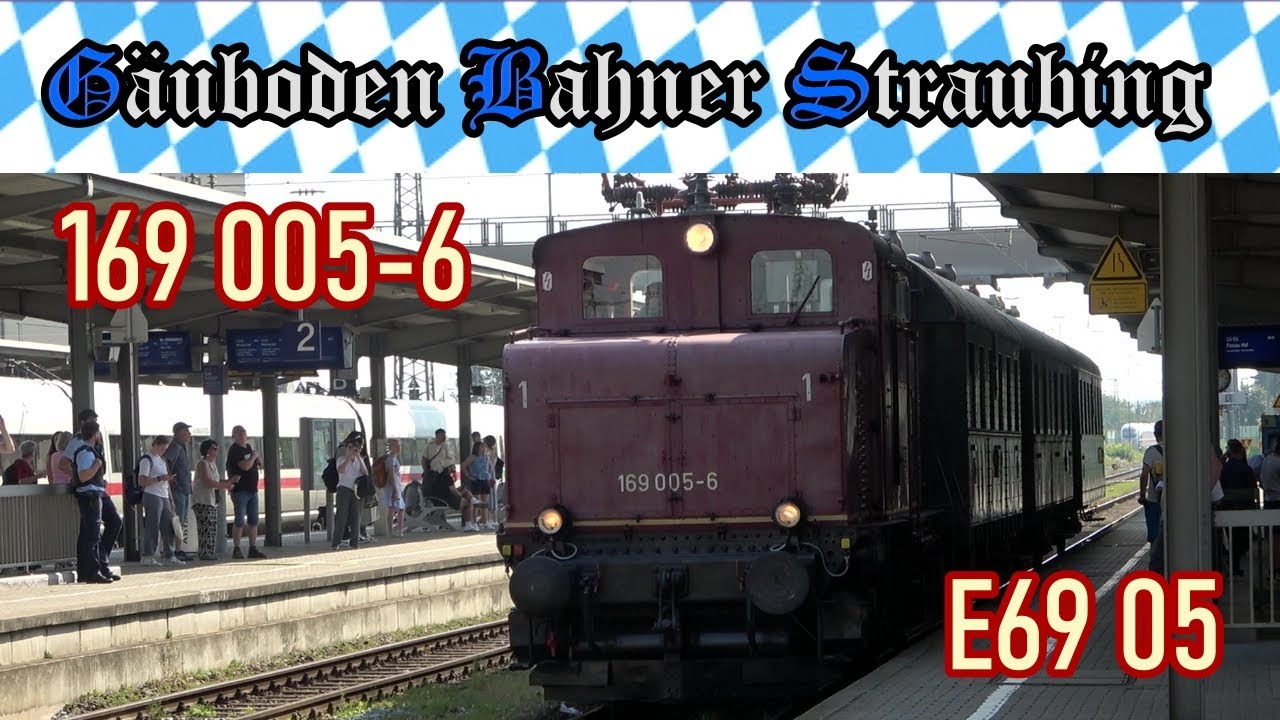 🚊 E69 05 Bayerischer Local Bahn Verein in Plattling 169 005-6 # 084