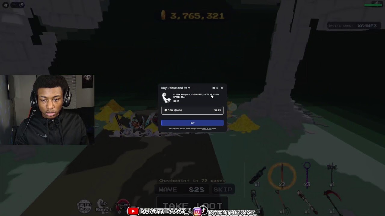 Playing ROBLOX w/ viewers this stream pull upp