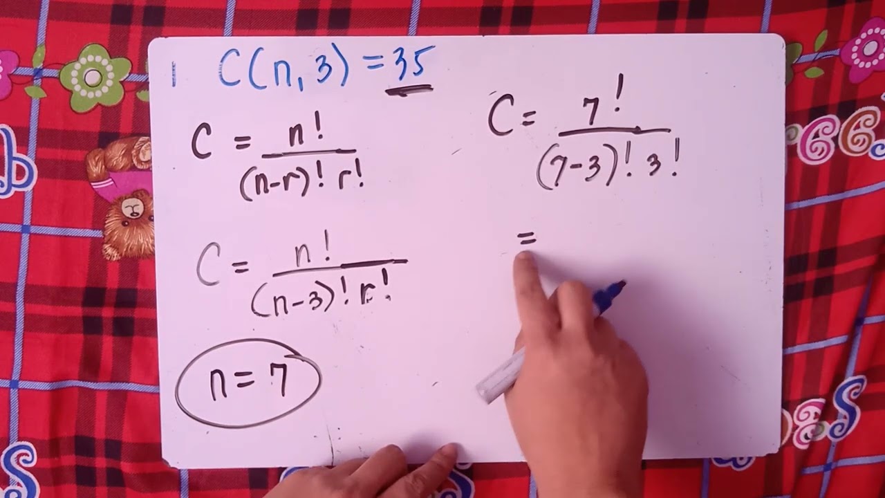 Combinations Finding n | The Easy Way | Math Grade 10|