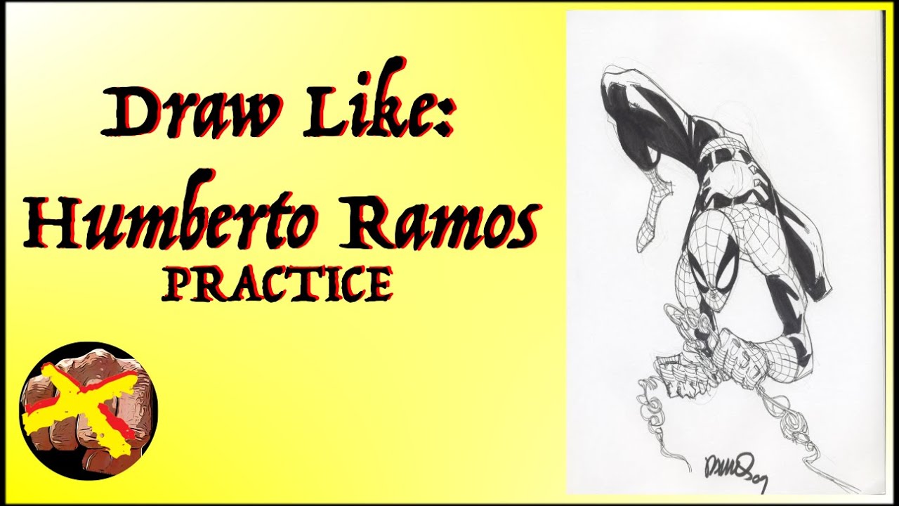 Draw Like HUMBERTO RAMOS! Comic Book STYLE Drawing Practice!