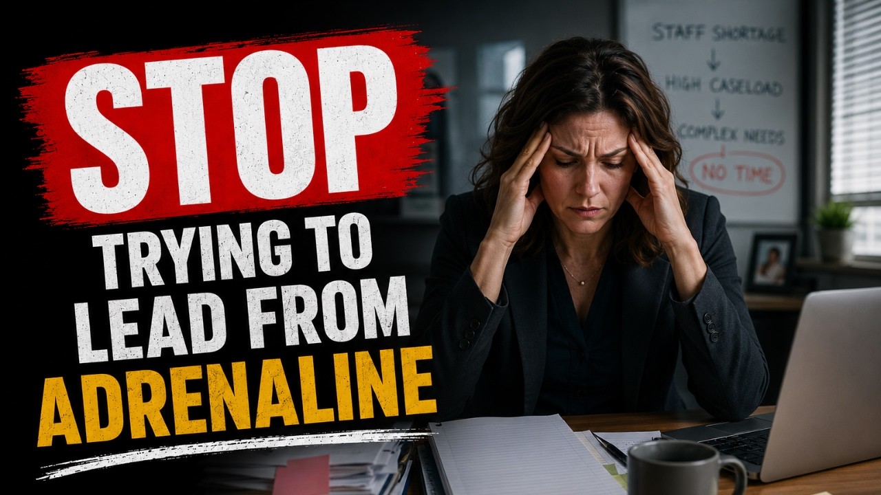 Stop Trying To Lead From Adrenaline #LeadershipBurnout #LeadershipRhythms #WorkplaceLeadership