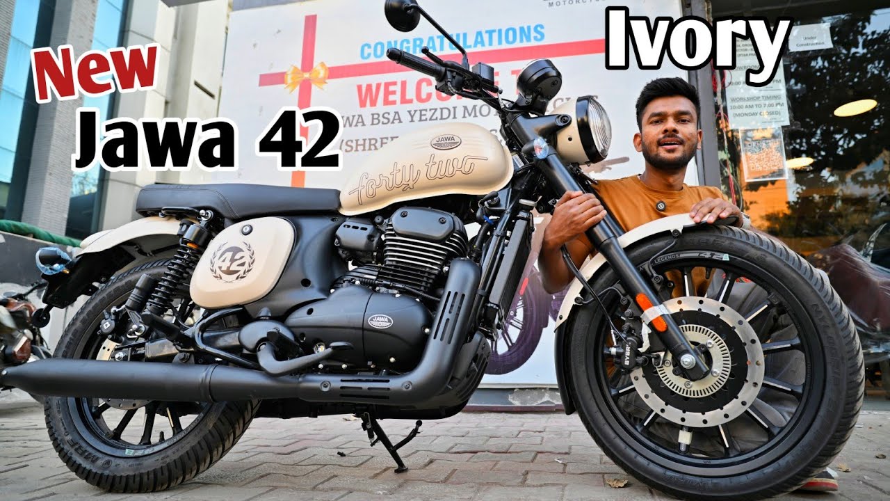 Jawa 42 Ivory Edition New Colour 2026 Detailed Review Mileage Price Review 