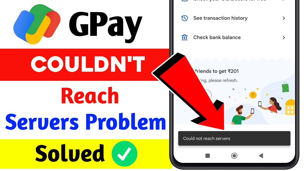 how to solve could not reach server in google pay | google pay couldn't reach server problem fix