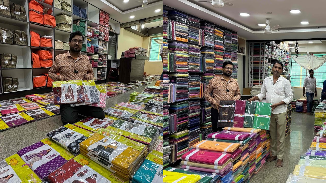 Chickpet Bangalore Wholesale Lining ! Blouse piece ! Saree Fall ! Dress Materials ! Shipping Avl