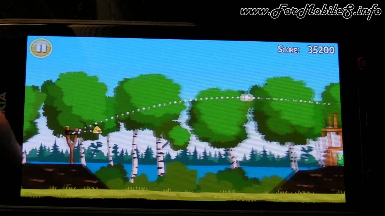 Nokia 808 PureView - Demo gameplay Angry Birds (Free with Magic)