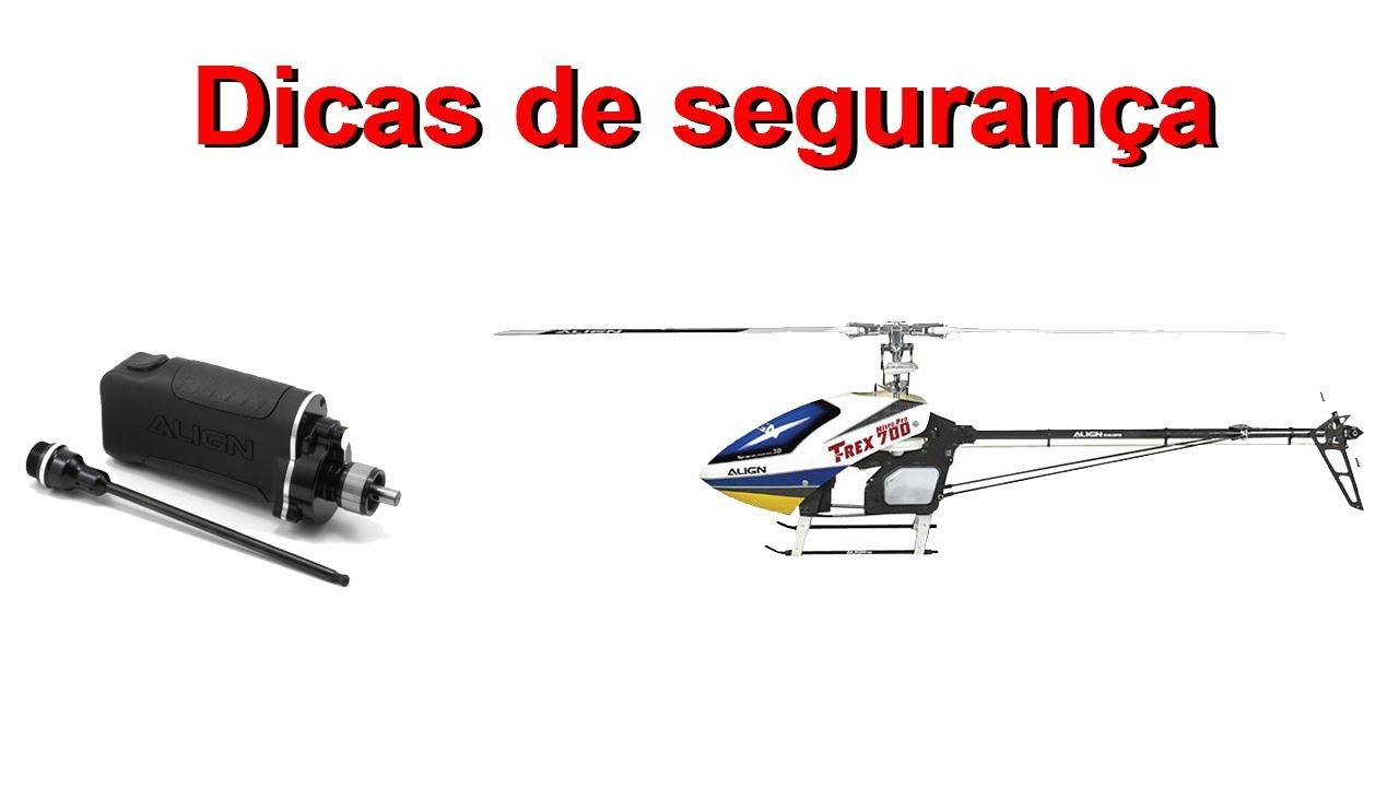 Dando partida em um helimodelo glow