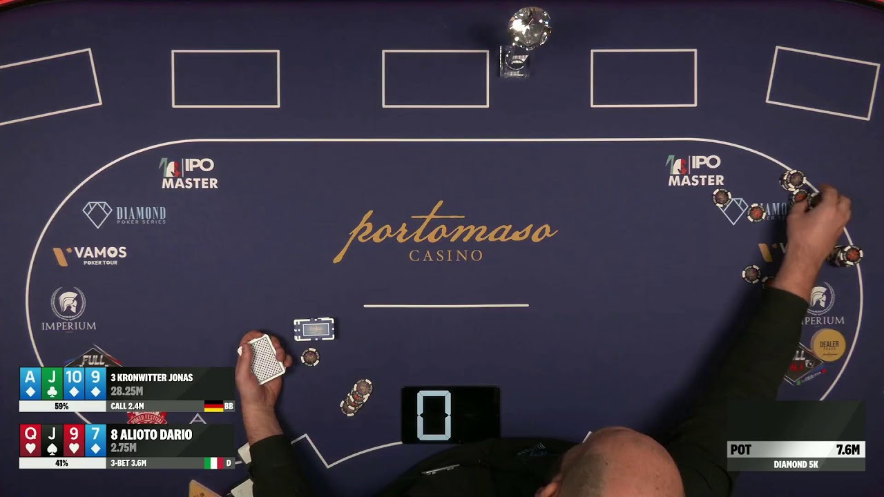 FINAL TABLE 5K DIAMOND PLO - PORTOMASO CASINO