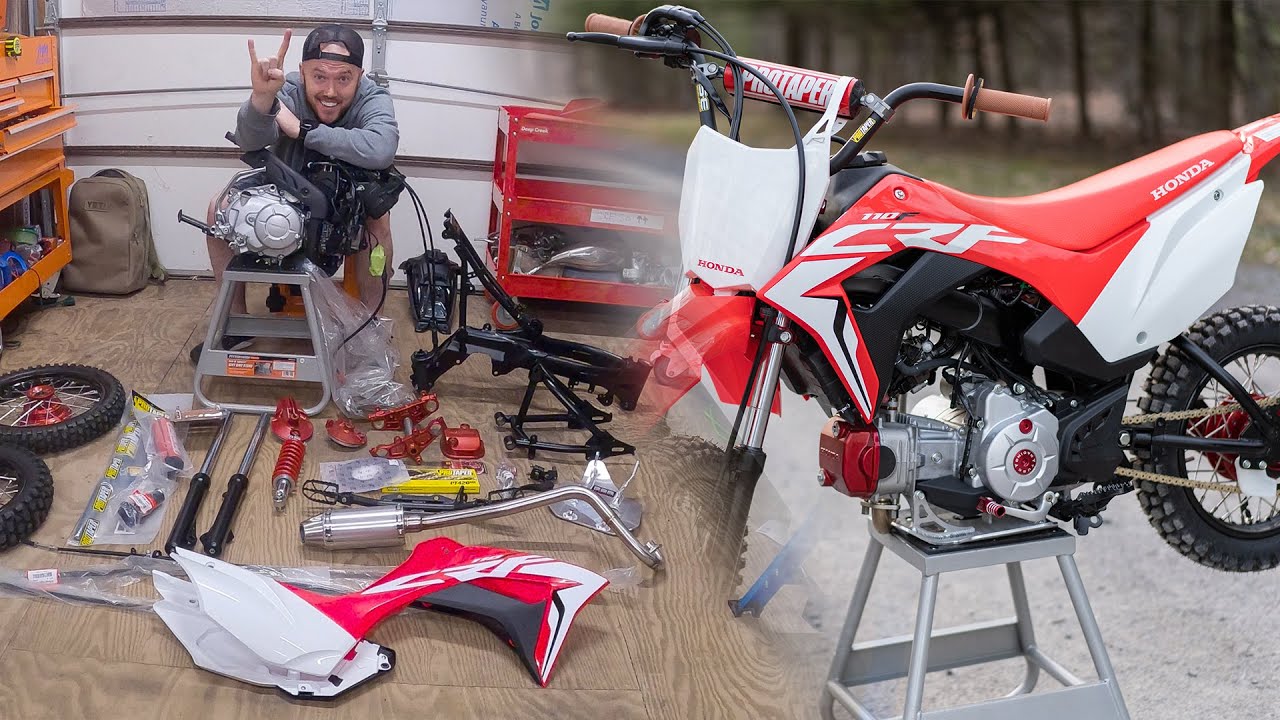 2020 CRF 110 PIT BIKE BUILD - ENTIRE SERIES