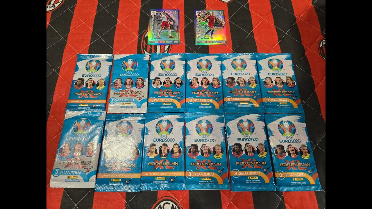 POWRÓT DO PRZESZŁOŚCI - PANINI EURO 2020 - OTWIERAM 12 SASZETEK - POJEDYNEK LEWANDOWSKI vs RONALDO!!