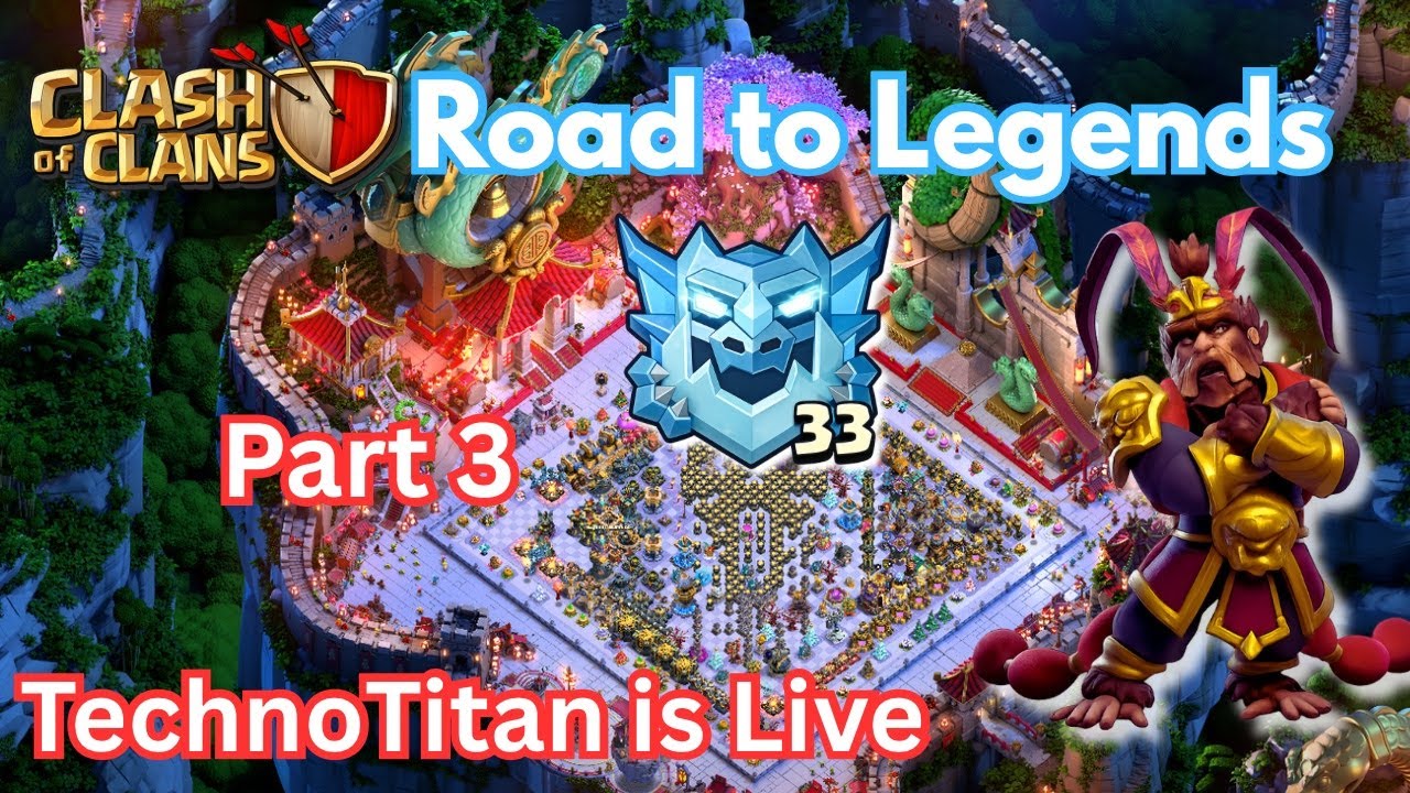 TechnoTitan is Live | Clash of Clans | Base Viewing | Live Ranked Attacks | Live Commentary