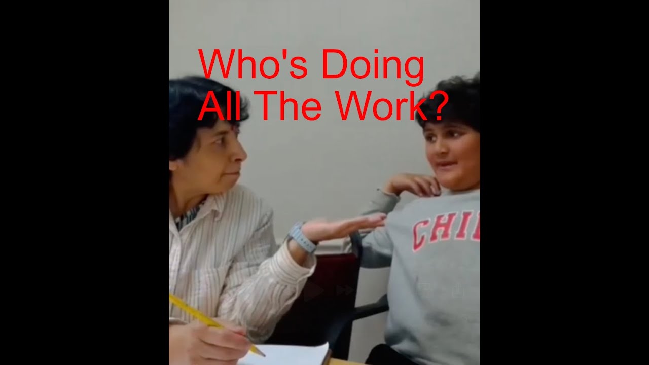 Who's doing all the Work: The student or the facilitator? | Rapid Prompting Method