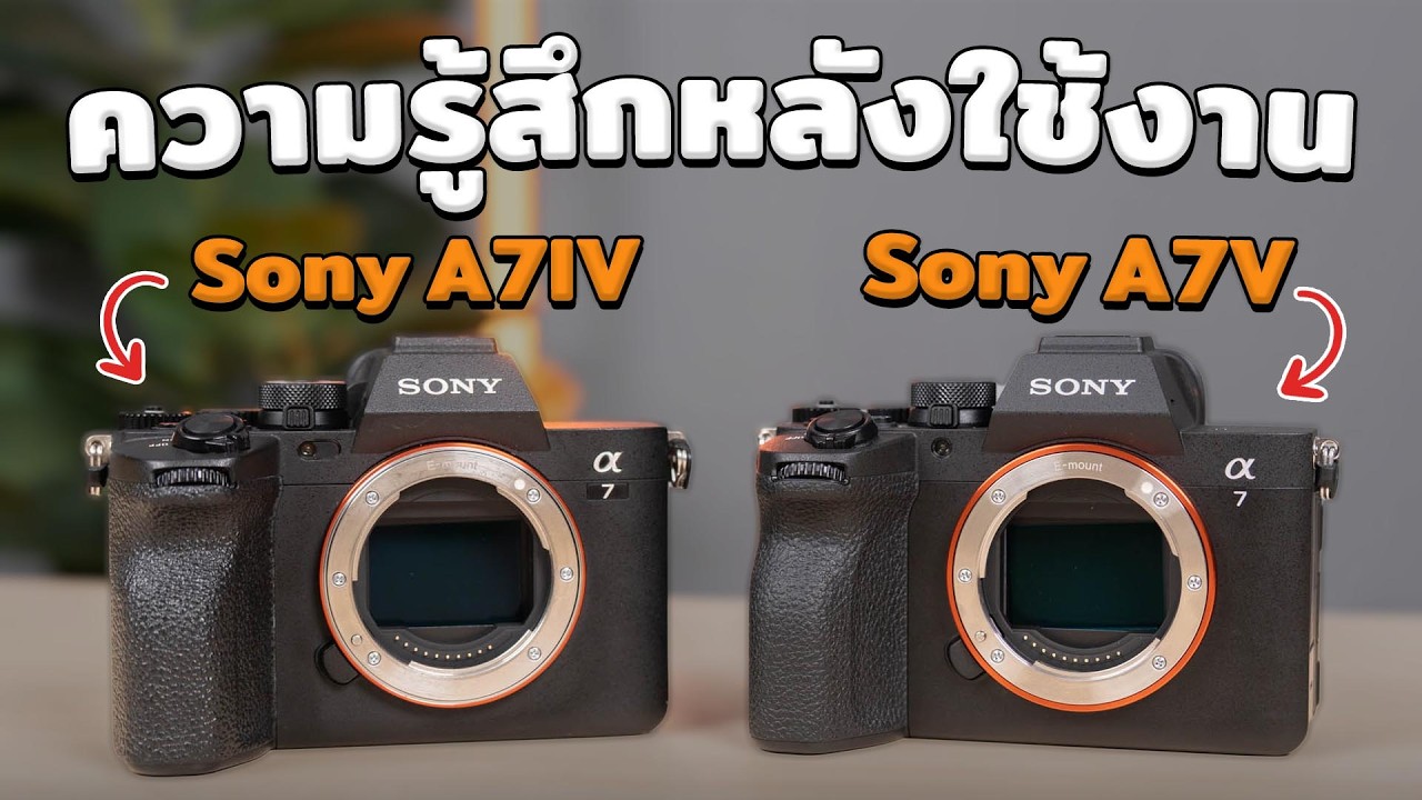ความรู้สึกหลังใช้งาน Sony A7V vs A7IV