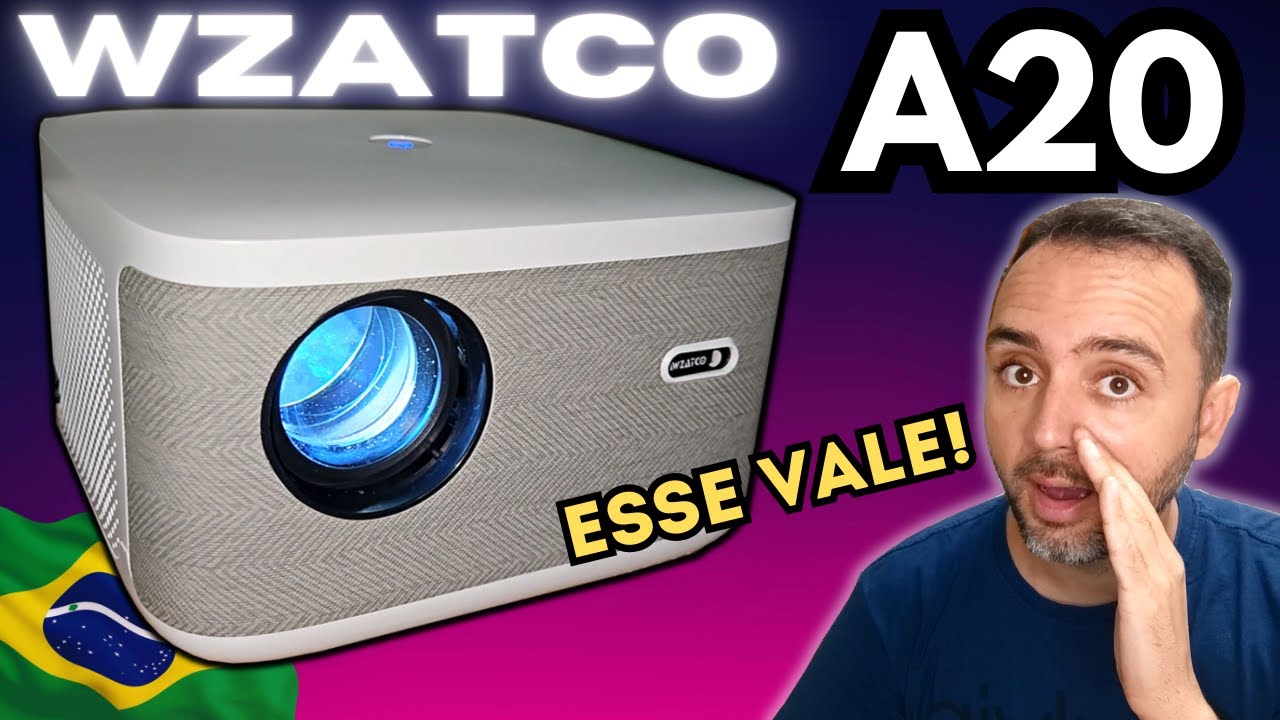 Meu TIPO PREFERIDO! Projetor Wzatco A20 Review