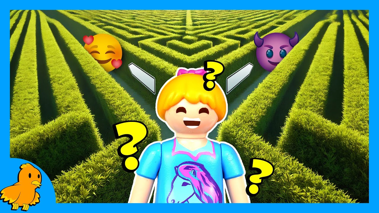 Hannah muss aus dem Labyrinth entkommen!😵 Playmobil Familie Vogel | Roblox Obby