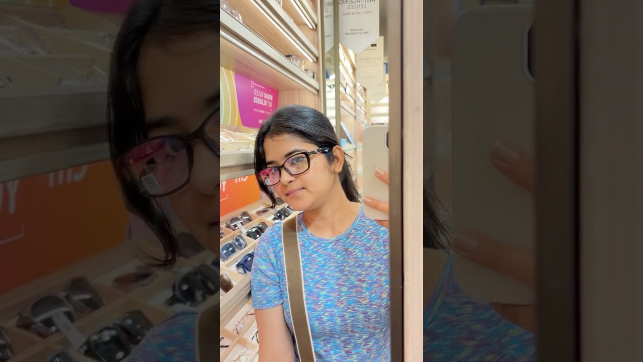GRWM for my eye test & new glasses 😎 #ytshort #glasses